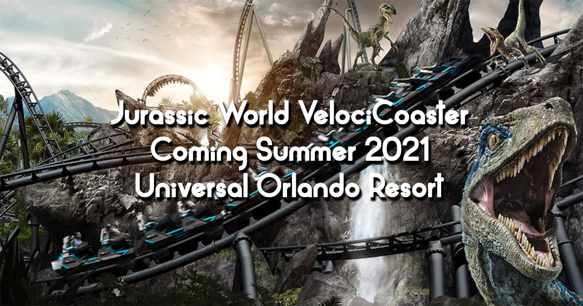 Jurassic World Velocicoaster Coming Summer 2021 To Universal Orlando Resort 5050