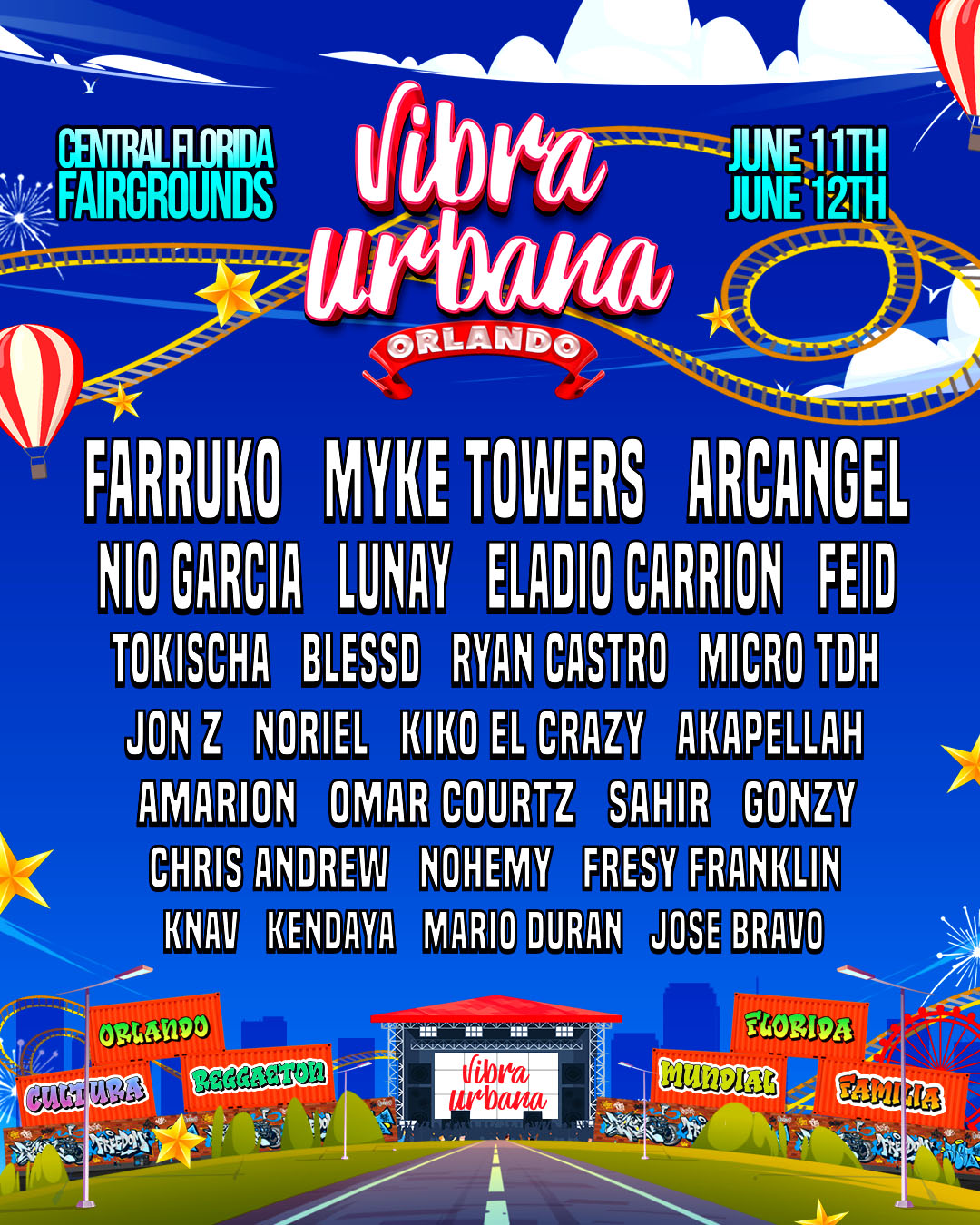 Vibra Urbana Orlando Amphitheater Orlando, FL 06/11/2022 & 06/12/2022